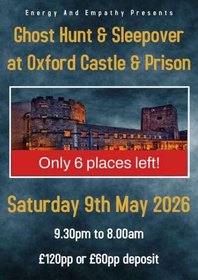 V.I.P. Ghost Hunt Sleepover At Oxford Castle & Prison