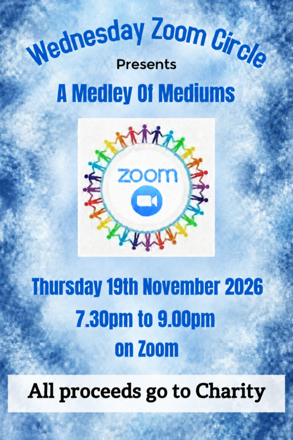 Medley Of Mediums Charity Event On Zoom