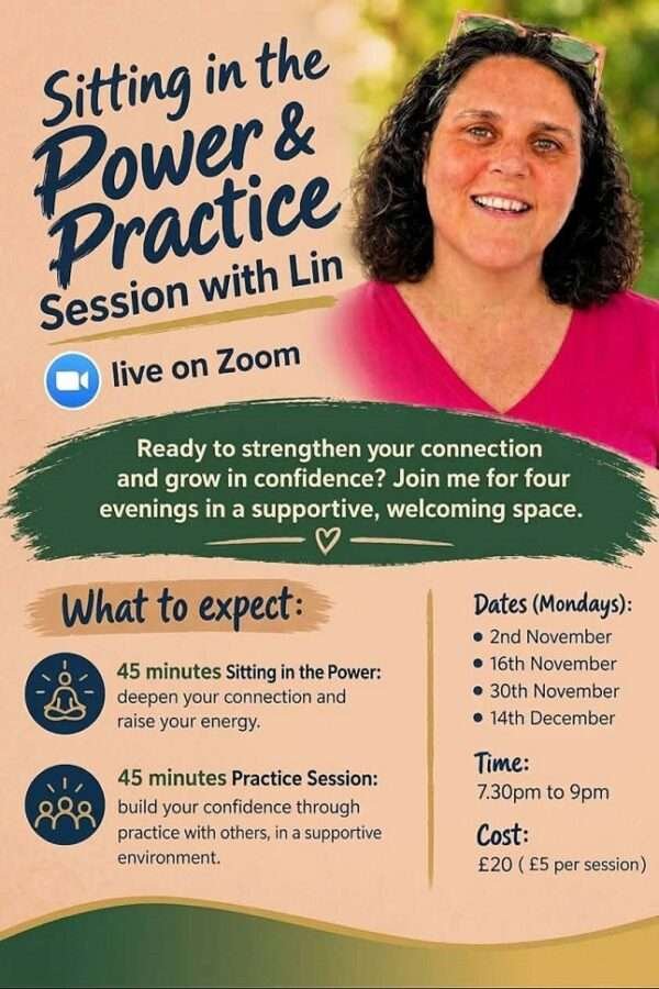 Sitting in the Power & Practice Sessions with Lin (Live on Zoom)