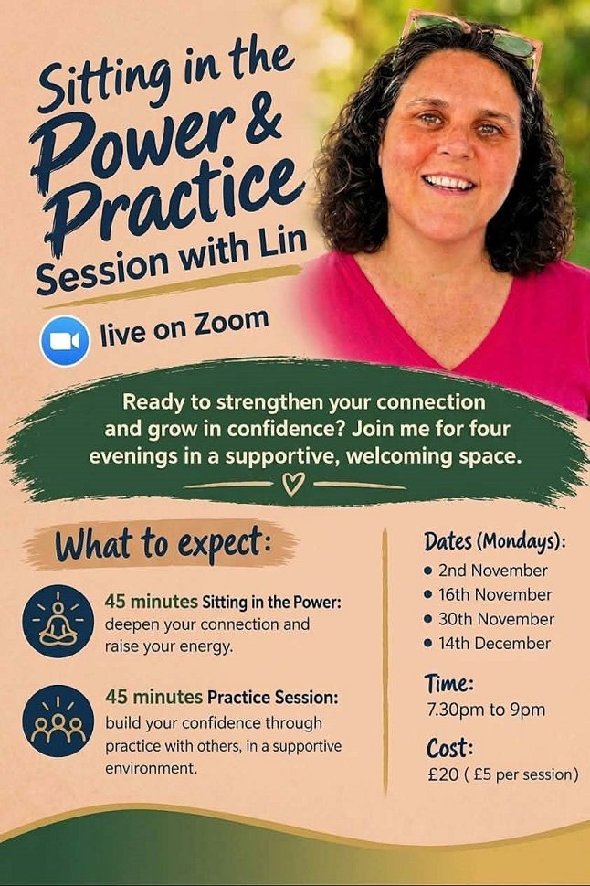 Sitting in the Power & Practice Sessions with Lin (Live on Zoom)